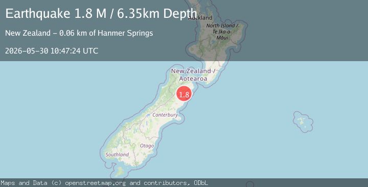 Map of Marlborough District, New Zealand