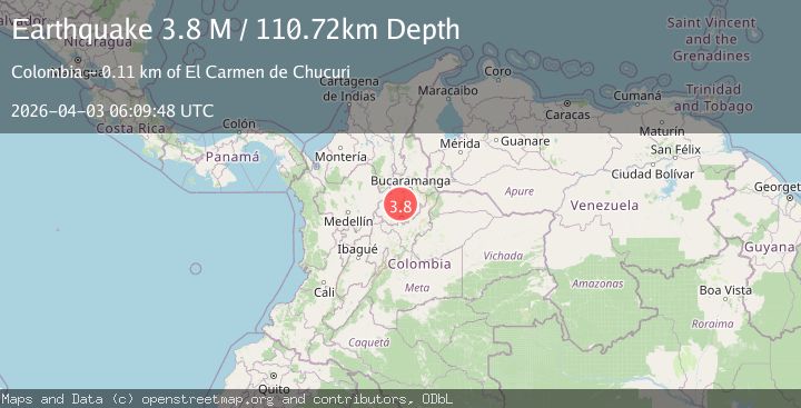 Map of northern Colombia