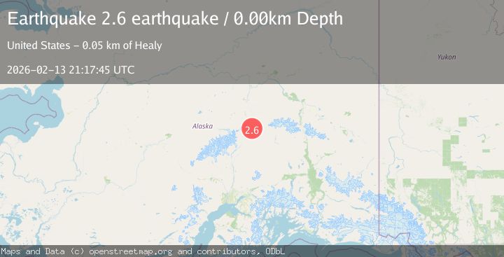 Map of Central Alaska