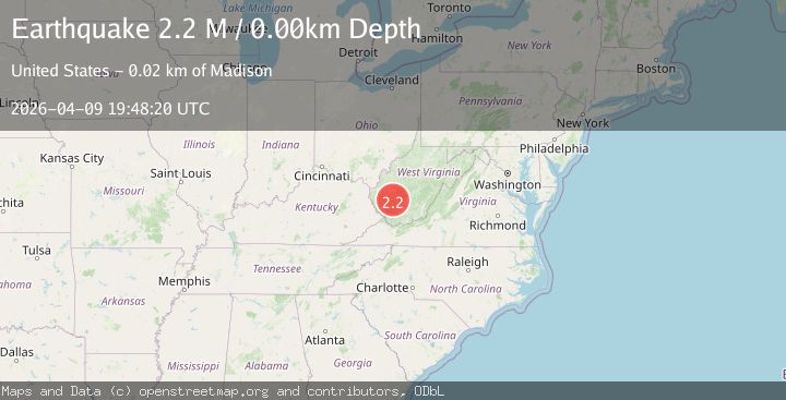 Map of West Virginia