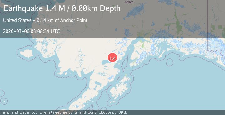Map of Southern Alaska