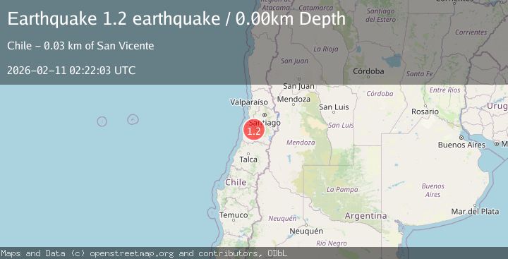 Map of Libertador General Bernardo O'Higgins, Chile
