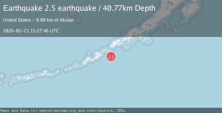 Map of Unimak Island region, Alaska