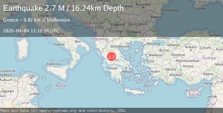 Map of Central Greece