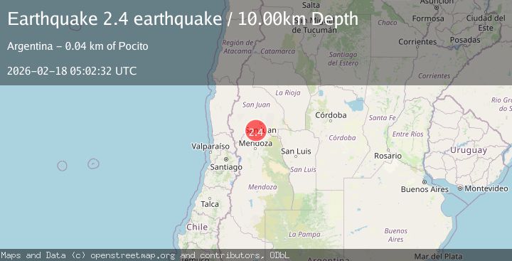 Map of San Juan, Argentina