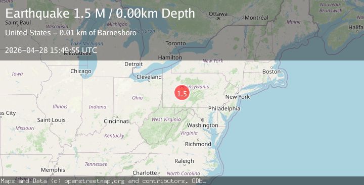 Map of Pennsylvania