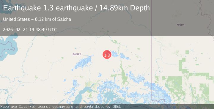 Map of Central Alaska