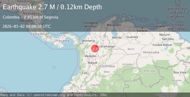 Map of northern Colombia