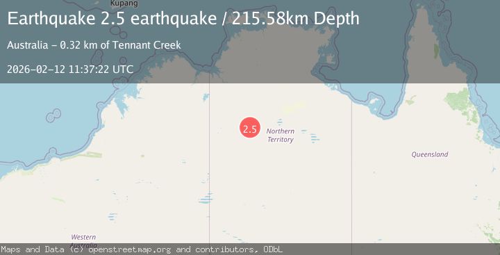 Map of Northern Territory, Australia