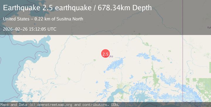 Map of Central Alaska
