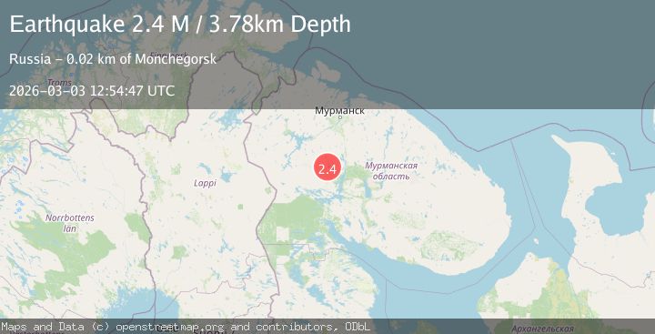 Map of northwestern Russia