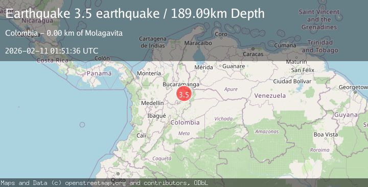 Map of northern Colombia