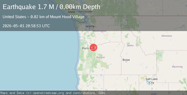 Map of Oregon