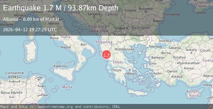 Map of Greece-Albania border region