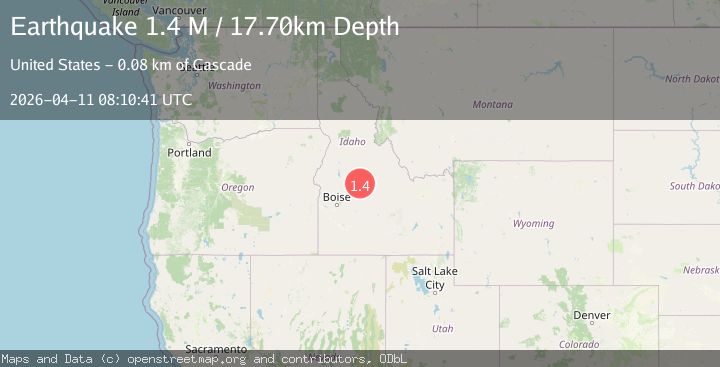 Map of southern Idaho