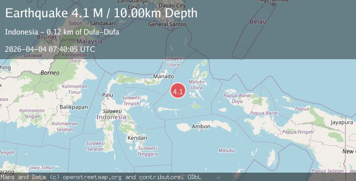 Map of Kepulauan Sula, Indonesia