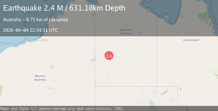 Map of Northern Territory, Australia