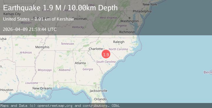 Map of South Carolina