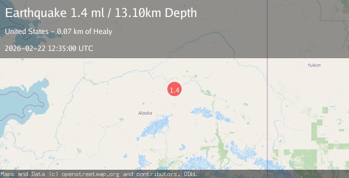 Map of Central Alaska