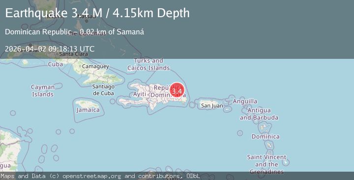 Map of Dominican Republic region
