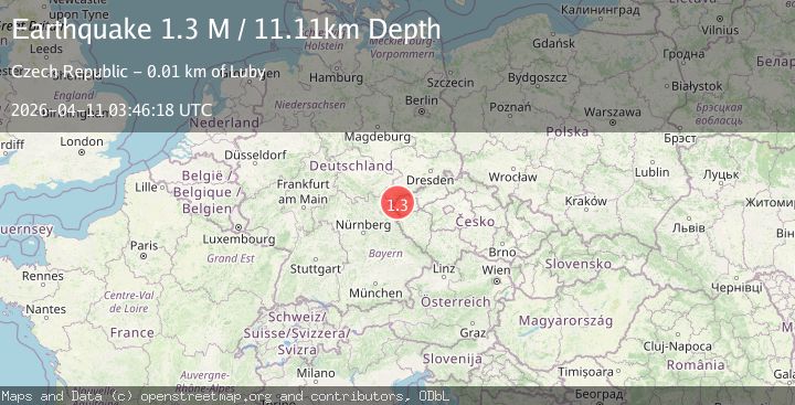Map of Germany-Czech Republic border region