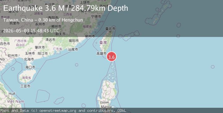 Map of Taiwan region
