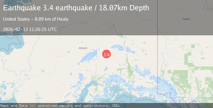 Map of Central Alaska