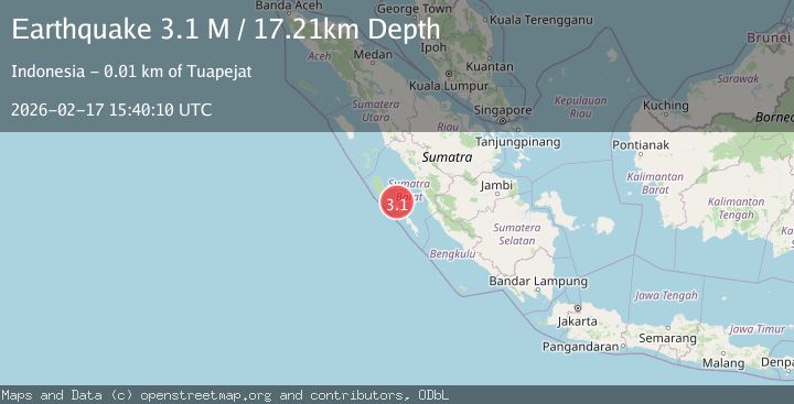 Map of Kepulauan Mentawai region, Indonesia