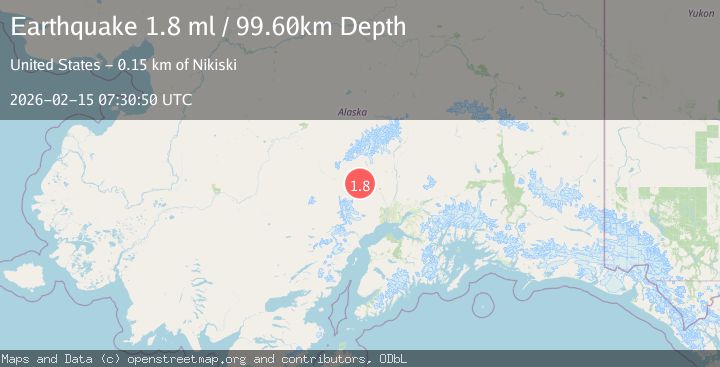 Map of Central Alaska