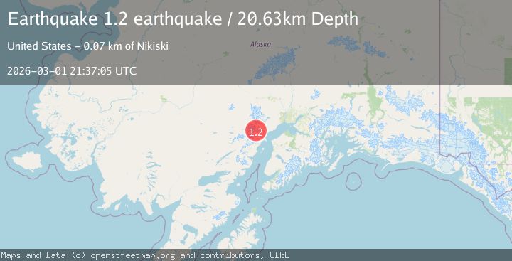 Map of Southern Alaska