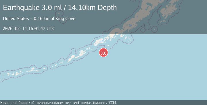 Map of Unimak Island region, Alaska