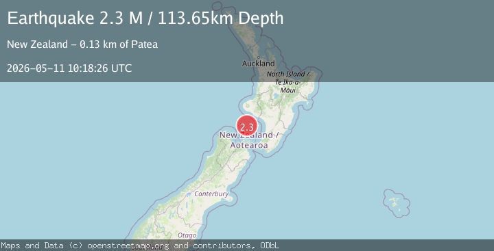 Map of Cook Strait, New Zealand