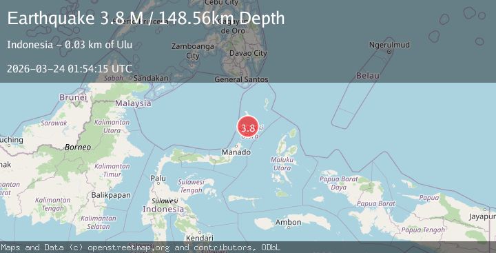 Map of Kepulauan Talaud, Indonesia