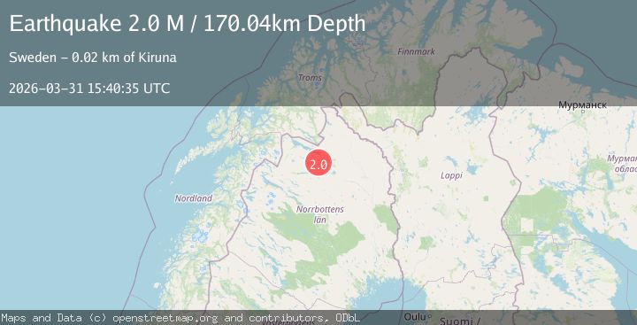 Map of northern Norway