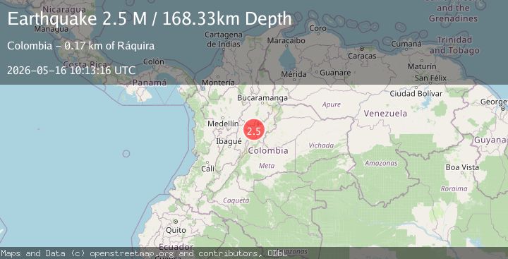 Map of Colombia