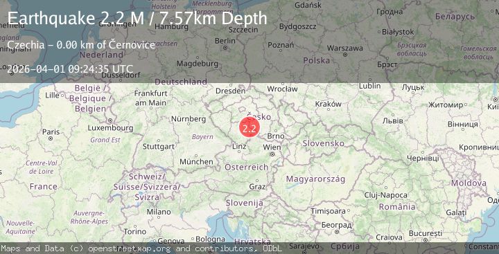 Map of Czech Republic