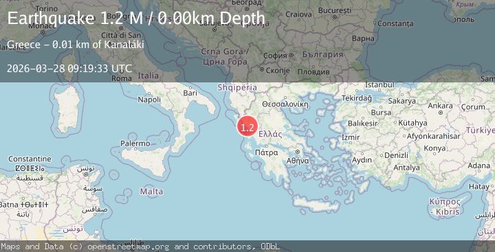 Map of Greece-Albania border region