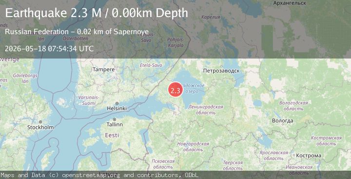 Map of northwestern Russia