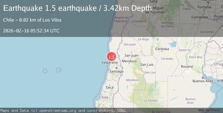Map of Coquimbo, Chile