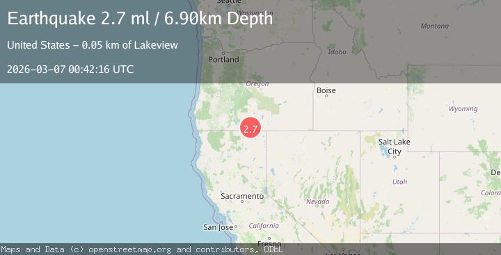 Map of Oregon