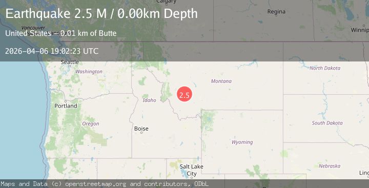 Map of western Montana