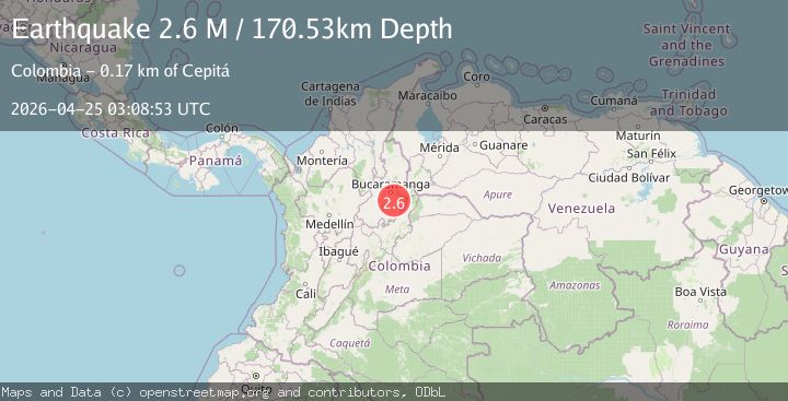 Map of northern Colombia
