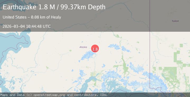 Map of Central Alaska