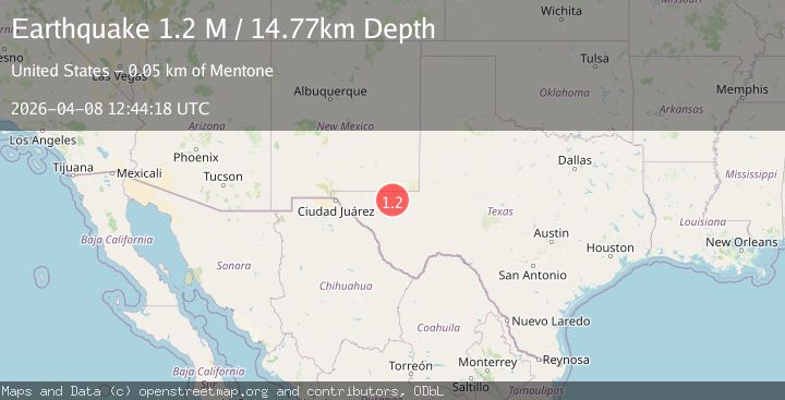 Map of western Texas