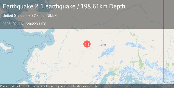 Map of Central Alaska