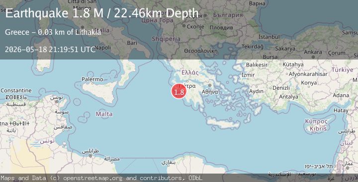 Map of Offshore southern Greece