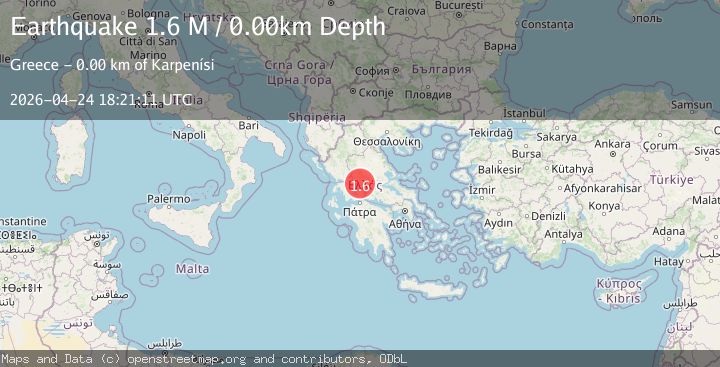 Map of Central Greece