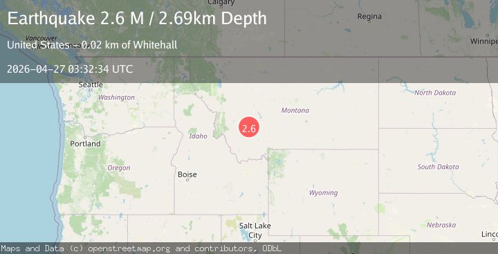 Map of western Montana