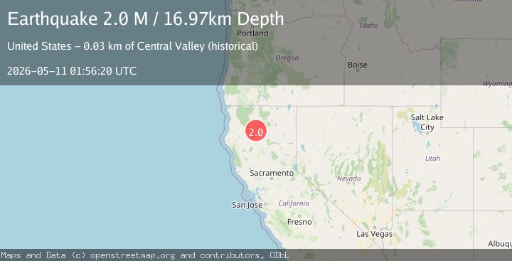 Map of Northern California