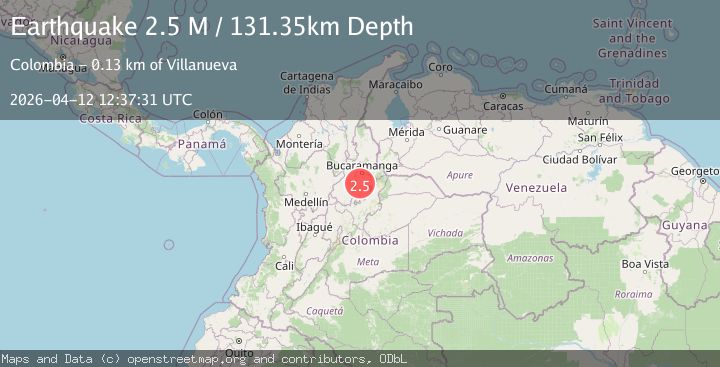 Map of northern Colombia